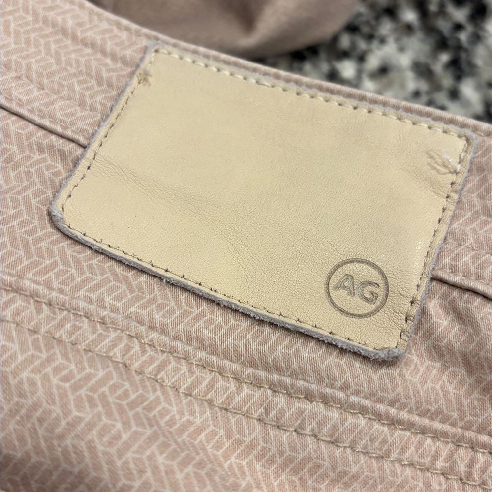 Men's Adriano Goldschmied Everett slim straight white herringbone Pants 35 x 32 - Picture 2 of 9